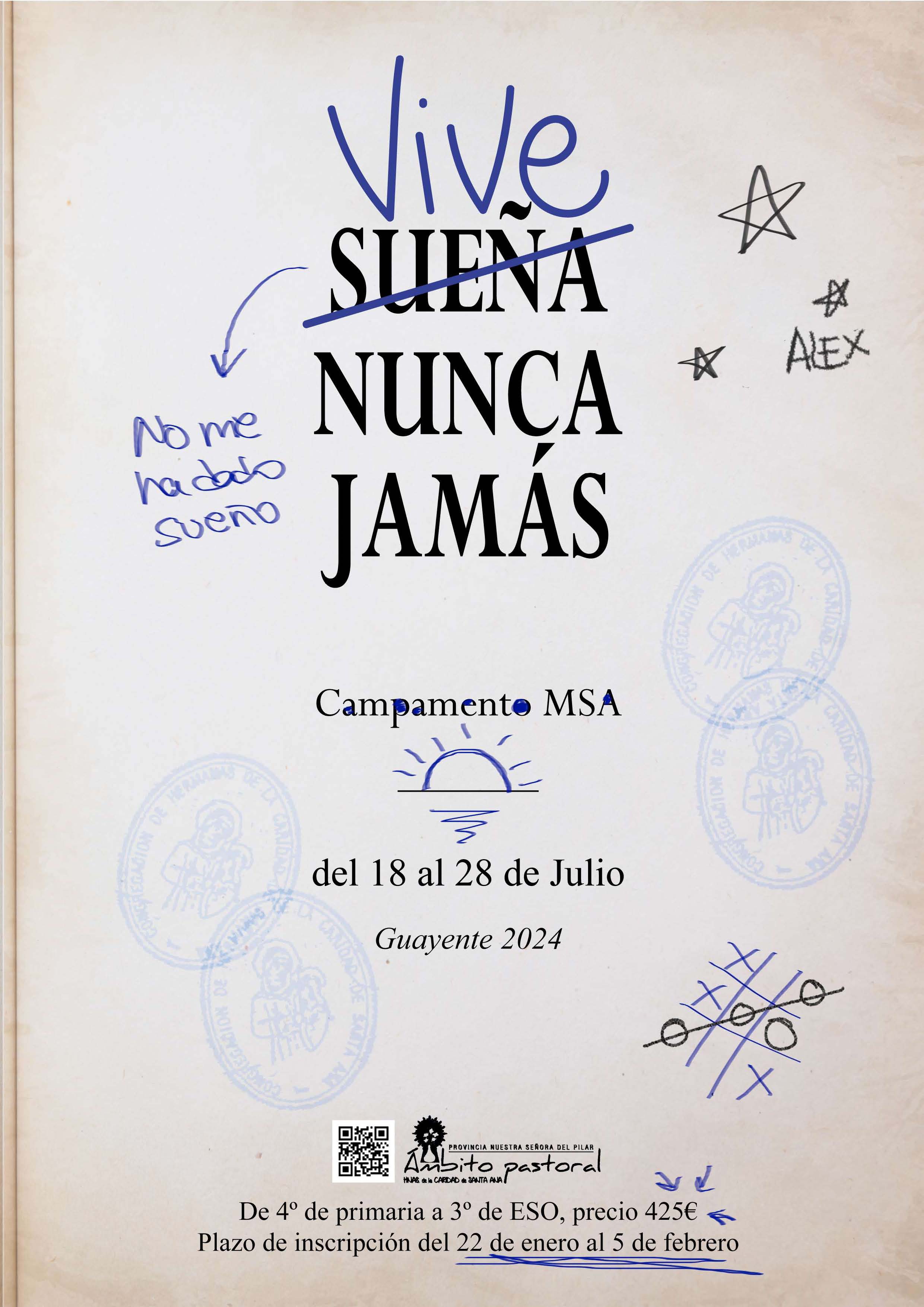 Campamento 2024 Cartel