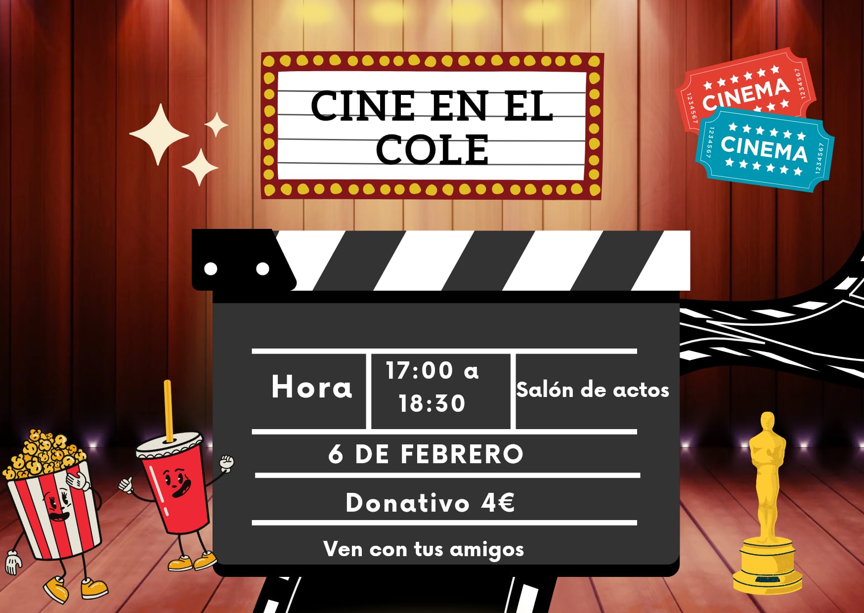 Cine en el cole febrero