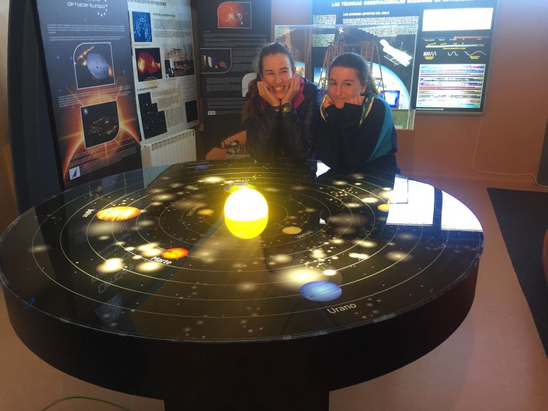 VISITA ASTROYEBES 1º BACH-17/01/2018